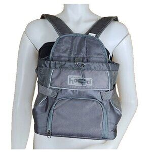 Outward Hound Dog Backpack Ripstop Pet Carrier Bag Padded Small Gray Cargo Pkts